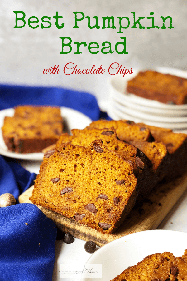 Pumpkin bread with Chocolate Chips