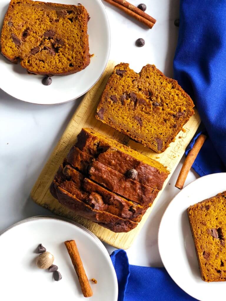 Pumpkin Chocolate Chip Bread