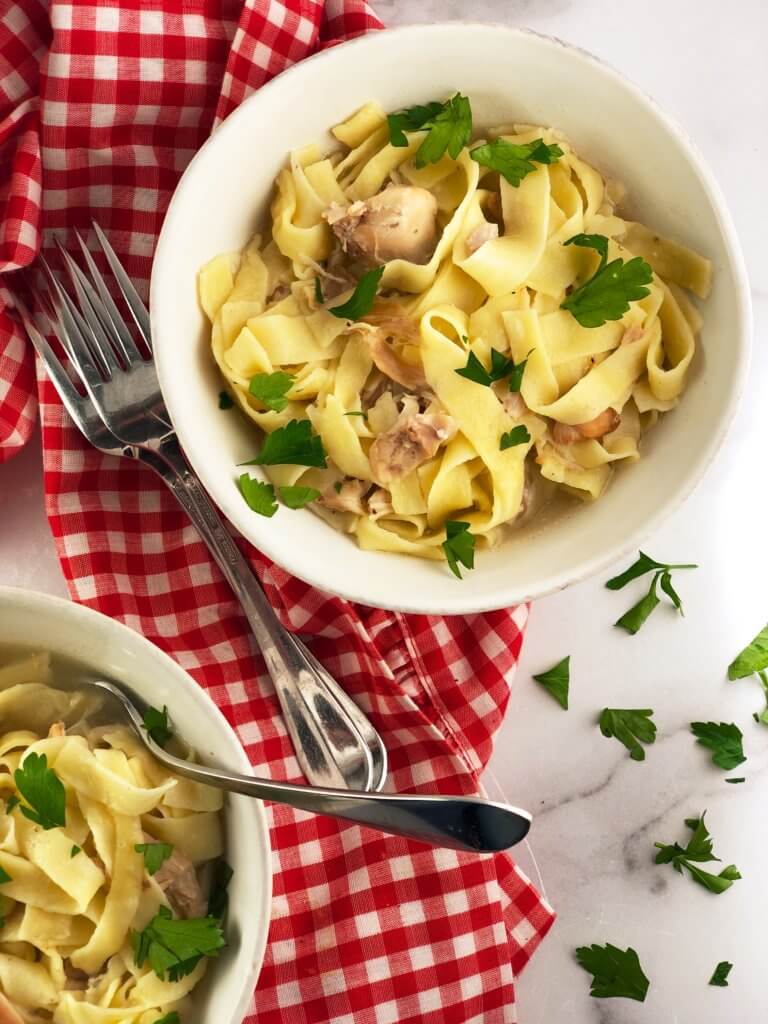 Chicken and Egg Noodles recipe