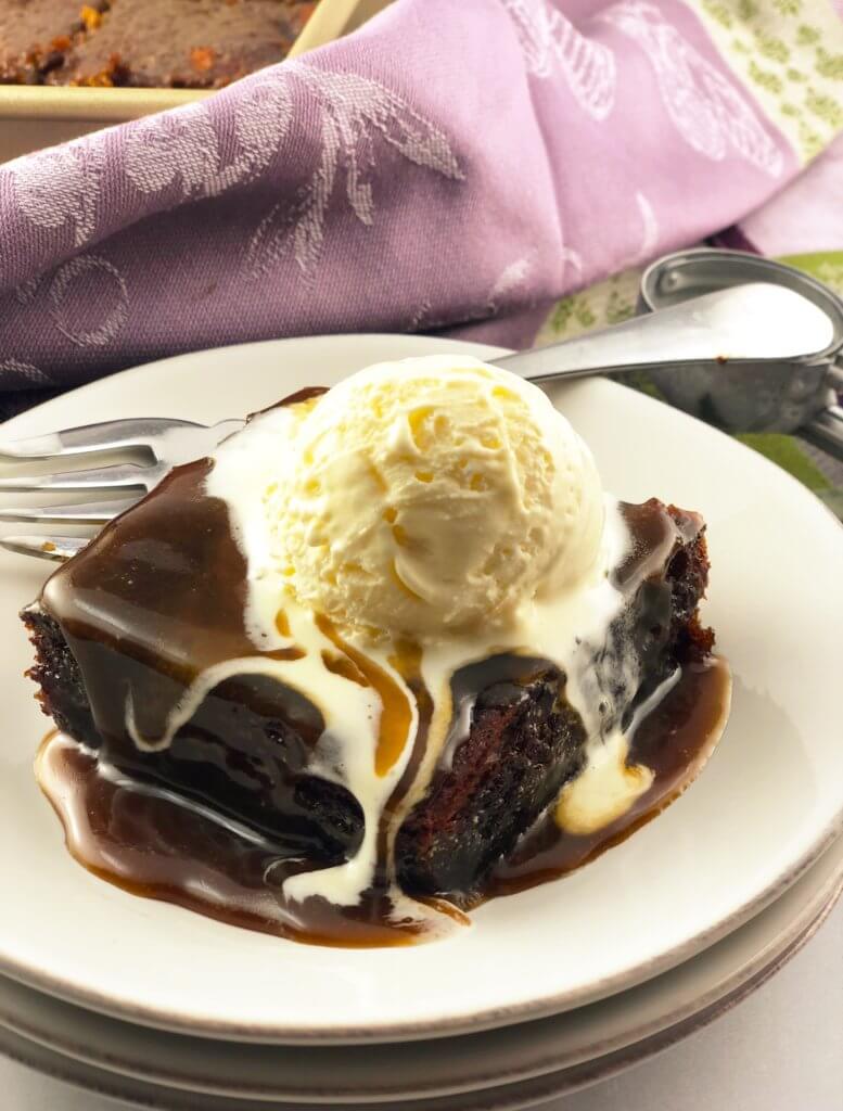 Sticky Toffee Pudding with Ice Cream