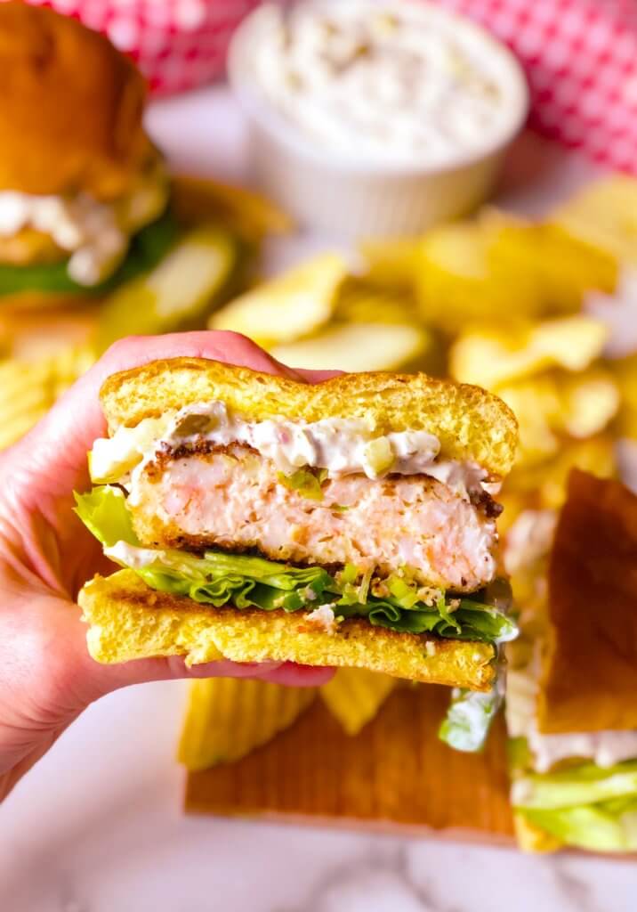 South Carolina Shrimp Burger