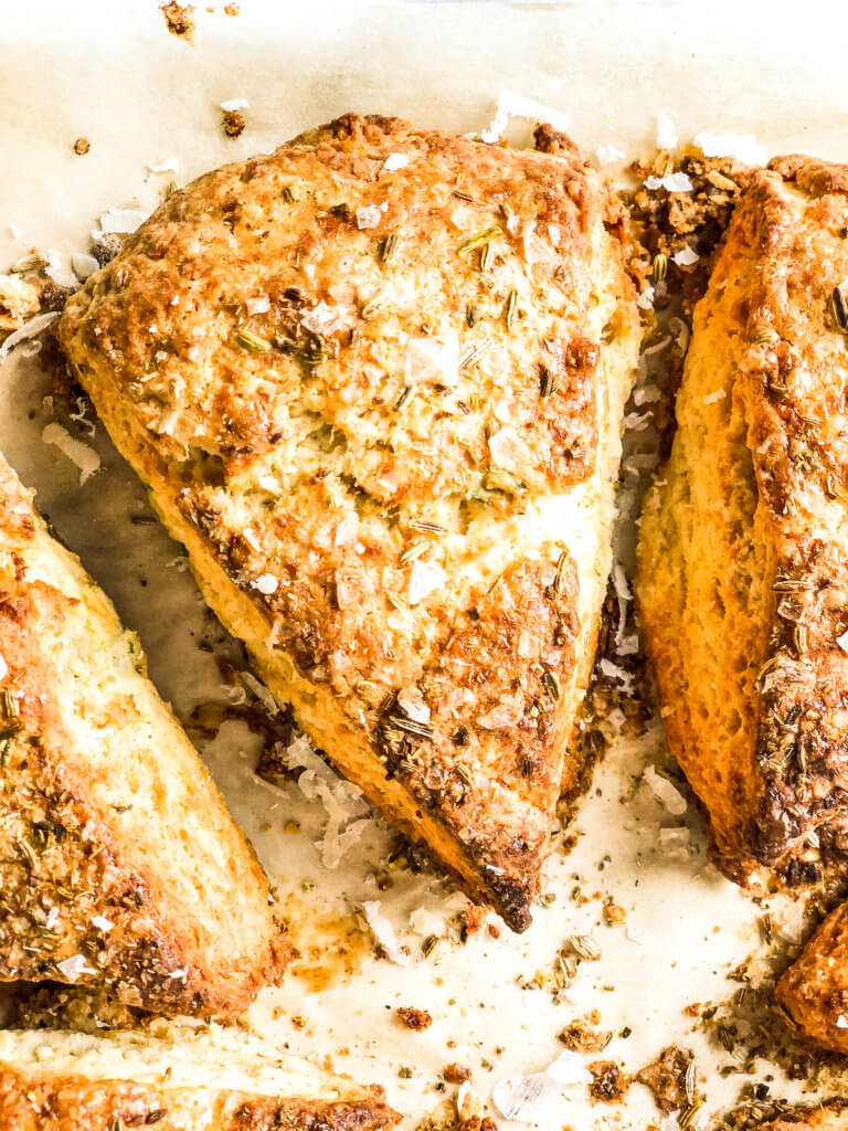 Savory Scones with Grana Padano and Fennel