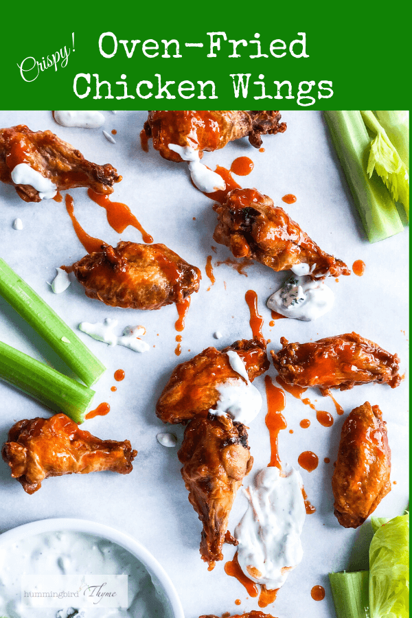Oven Fried Wings with Buffalo Sauce