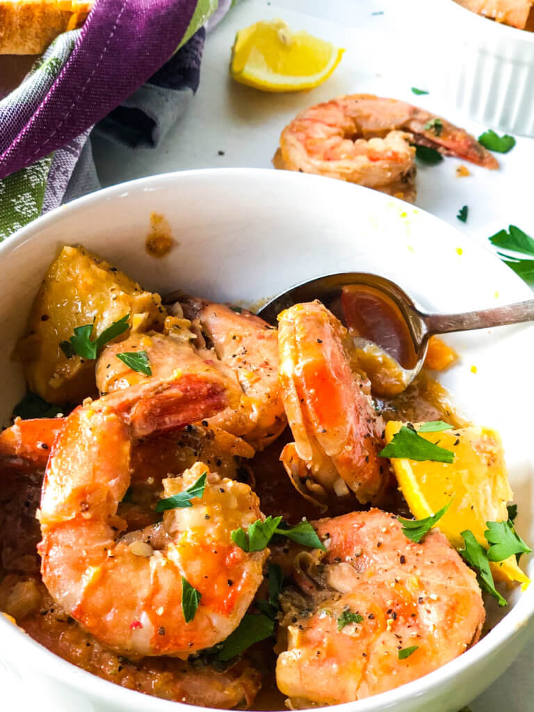 Daily*Dishin: Marinated Peppers and Shrimp New Orleans Style