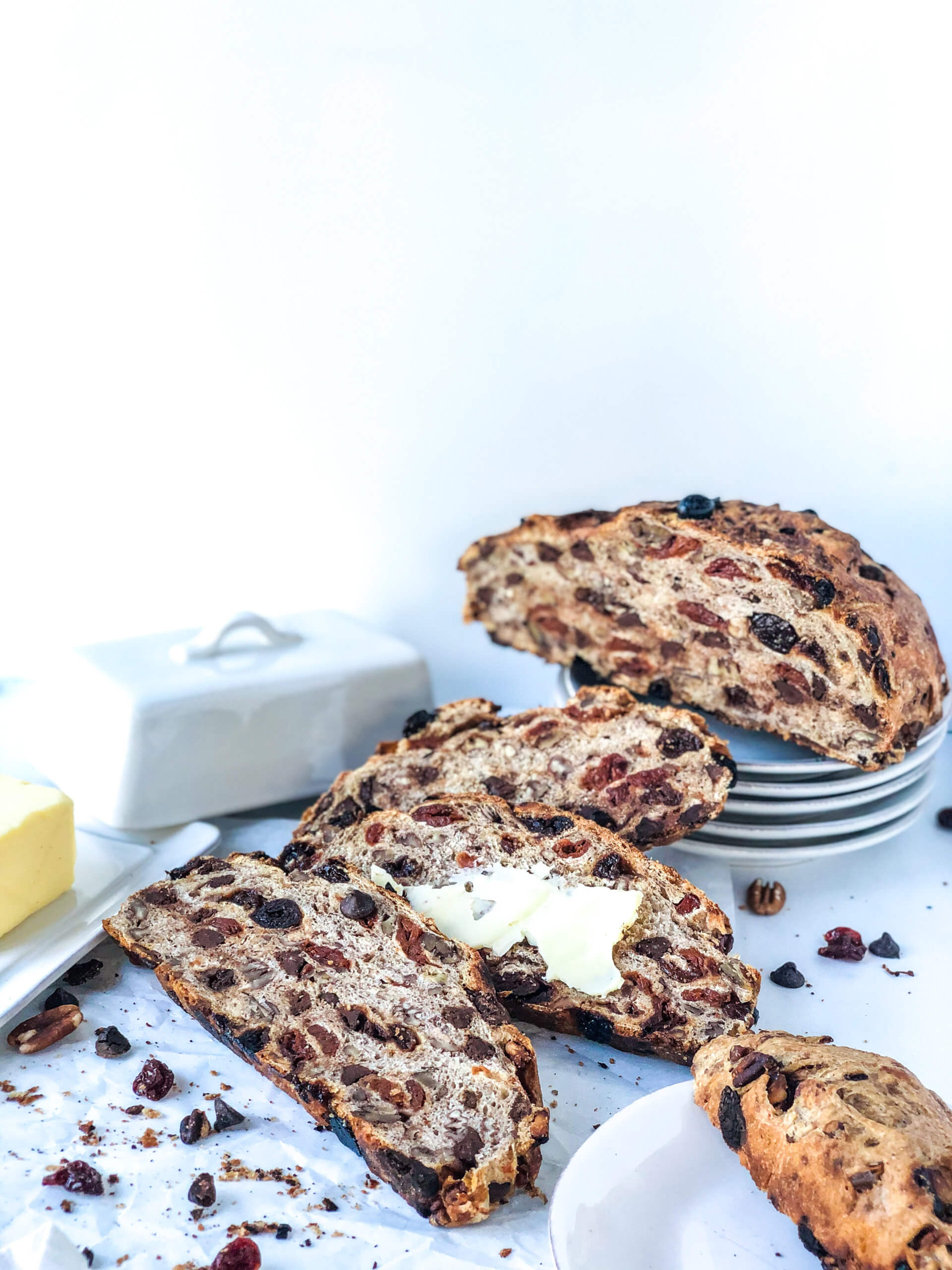 Cherry-Pecan Swirl Bread