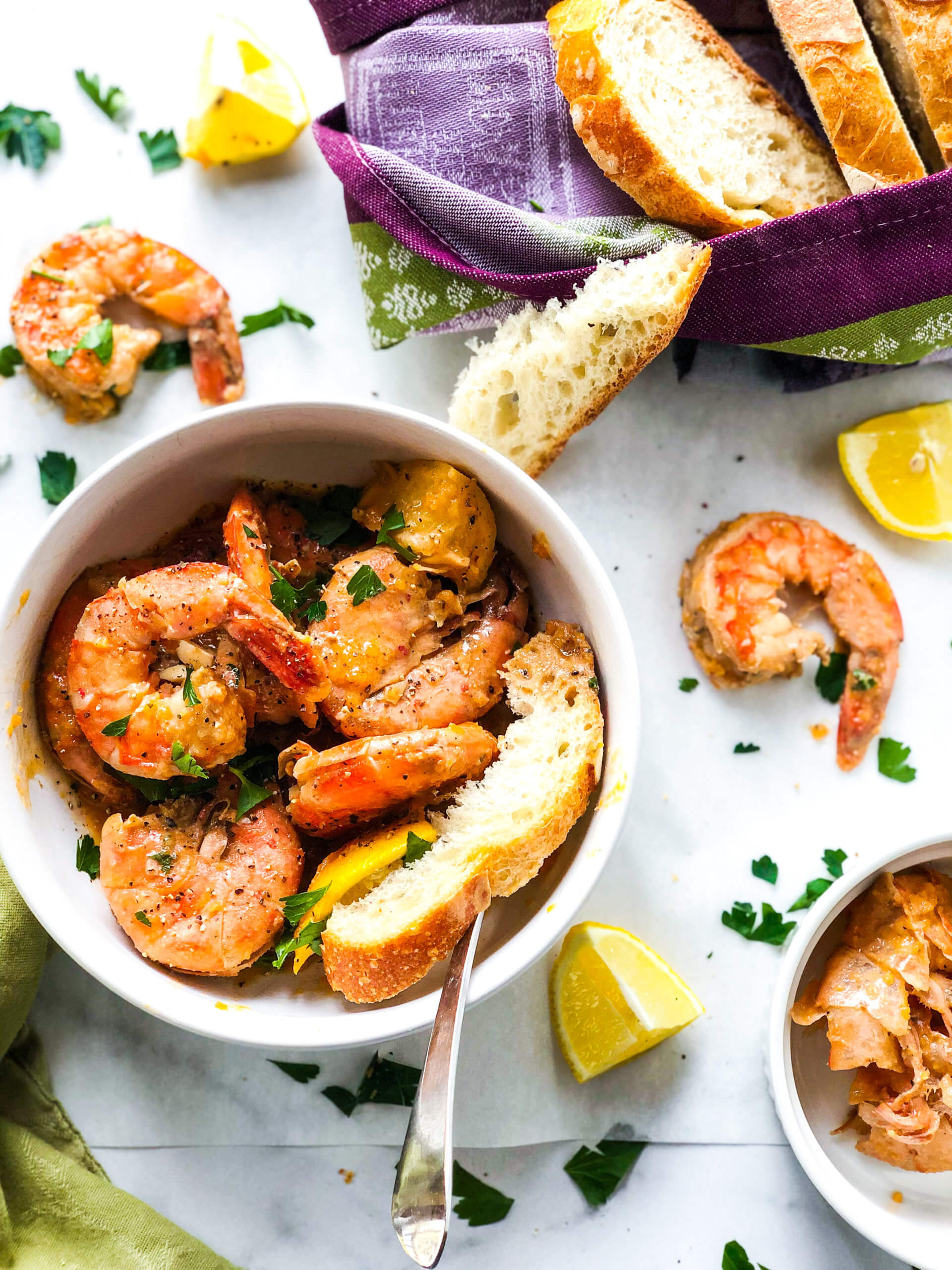 New Orleans BBQ Shrimp - Girl Carnivore