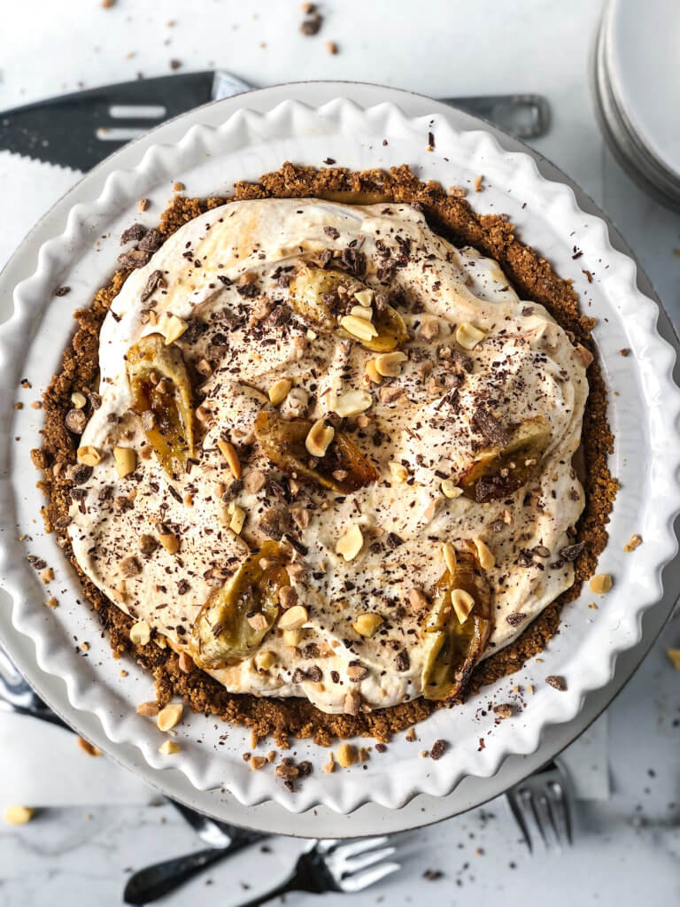Banoffee Pie with Peanut Butter