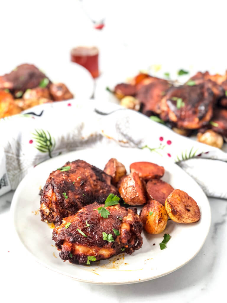 Spicy Honey Chicken thighs