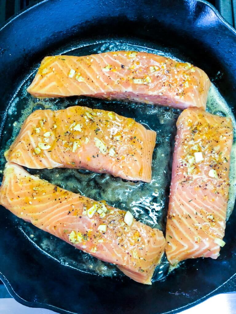 How to make Orange za’atar Salmon