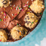 Edible Cookie dough cake filling and frosting