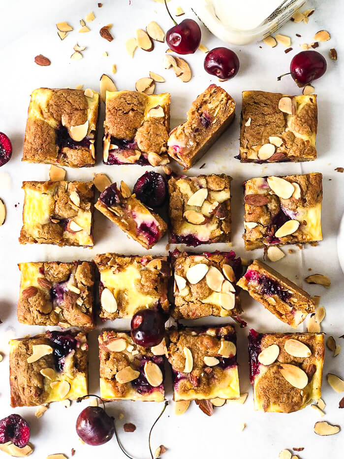 Cherry Cheesecake bars