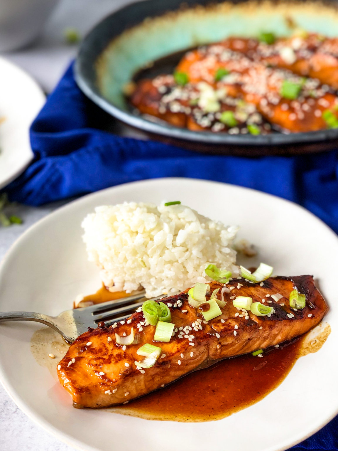 Nigella's Mirin Glazed Salmon - Hummingbird Thyme