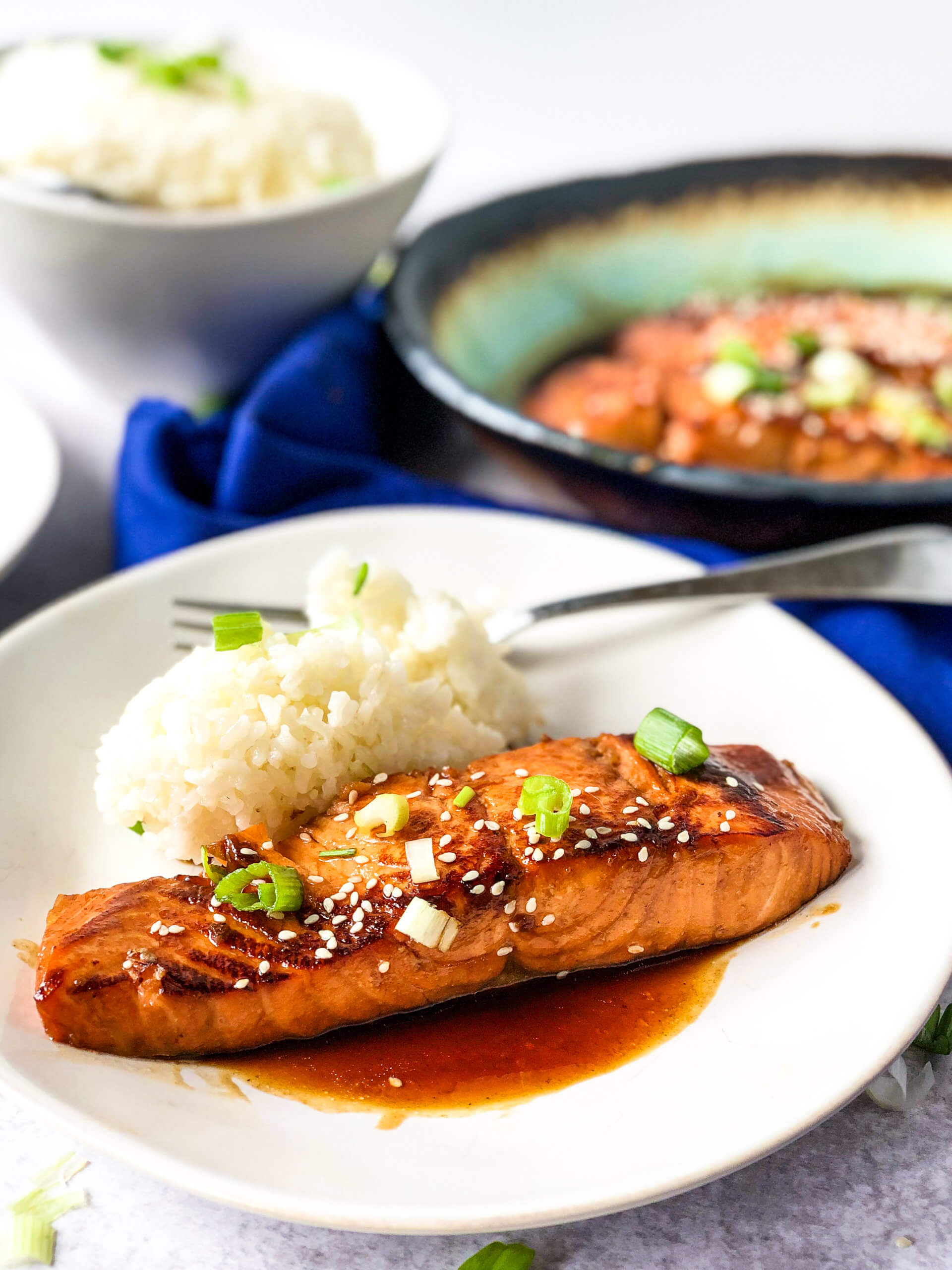 Nigella's Mirin Glazed Salmon - Hummingbird Thyme