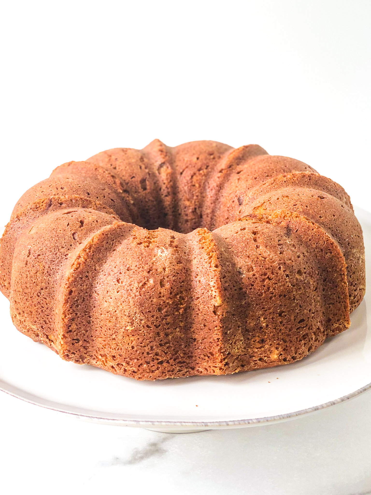 Pumpkin Bundt Cake with Salted Penuche Frosting - Hummingbird Thyme