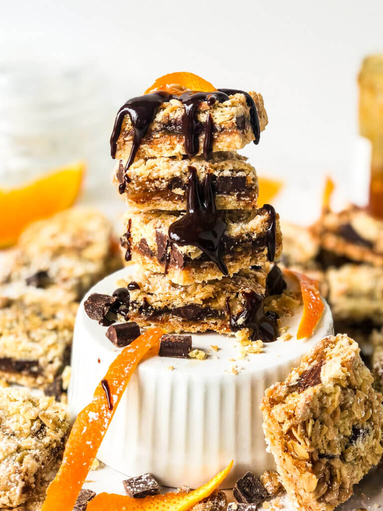 Featured Image for Chocolate Oat Bar with Orange Marmalade Recipe