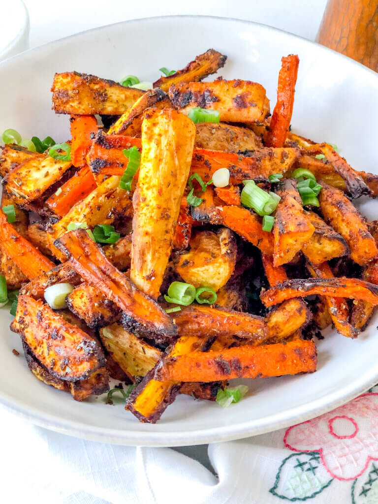 Perfect for any weeknight or special occasion, zesty, citrusy roasted carrots and parsnips are so easy and super-tasty