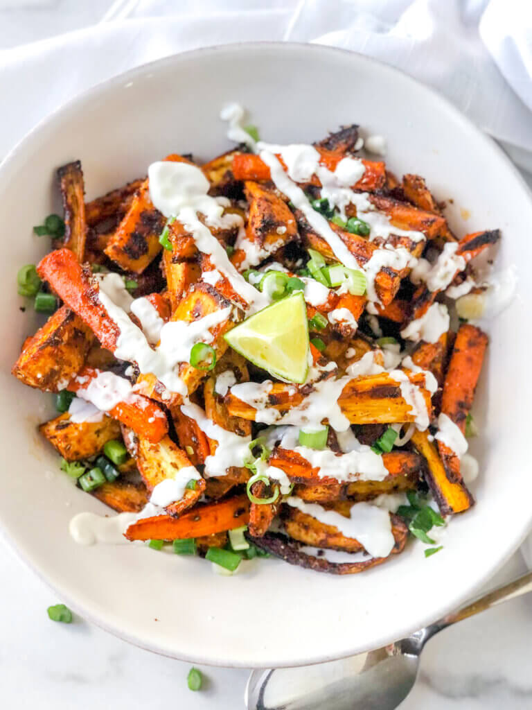 Perfect for any weeknight or special occasion, zesty, citrusy roasted carrots and parsnips are so easy and super-tasty