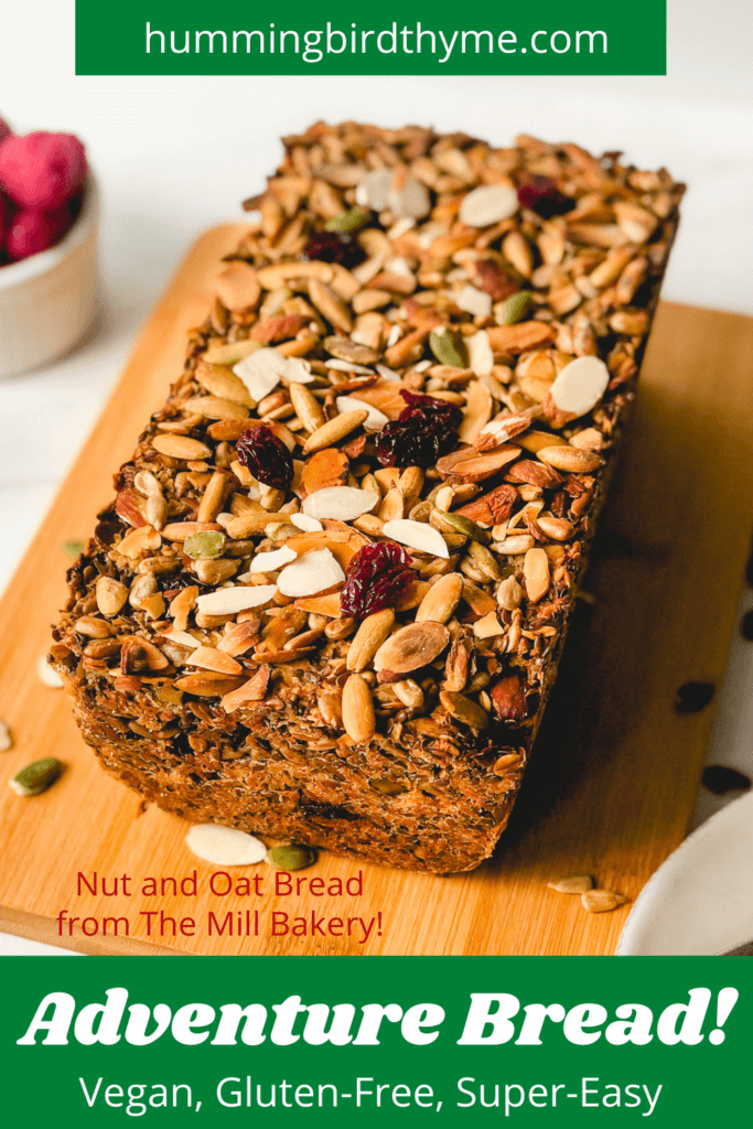 Adventure Bread is filled with nuts and oats - so healthy so delicious and you won't believe how easy to make! No knead, Gluten-Free, and Vegan!