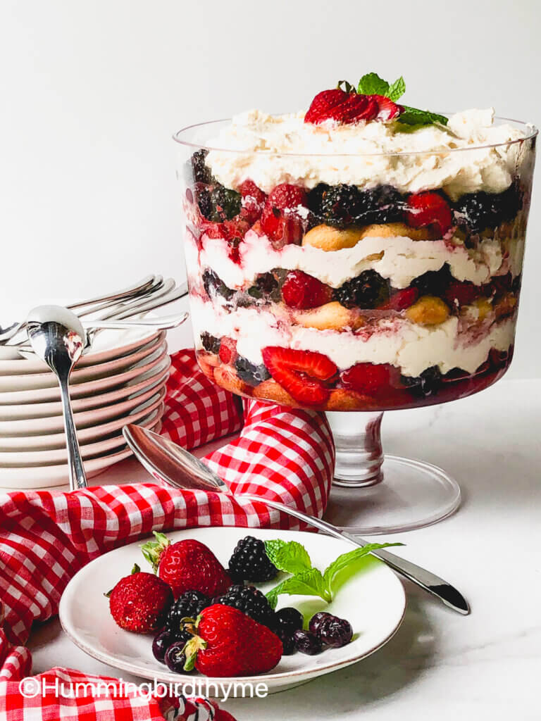Easy Mixed Berry Trifle is so tasty and crazy-simple to make!