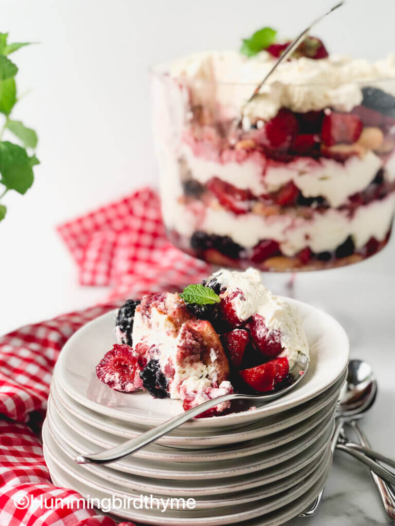 Easy Mixed Berry Trifle is so tasty and crazy-simple to make!