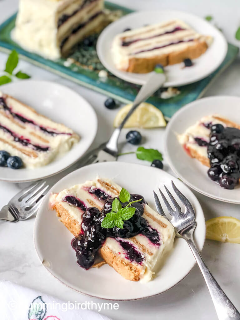 Featured Photo Blueberry Lemon icebox Cake