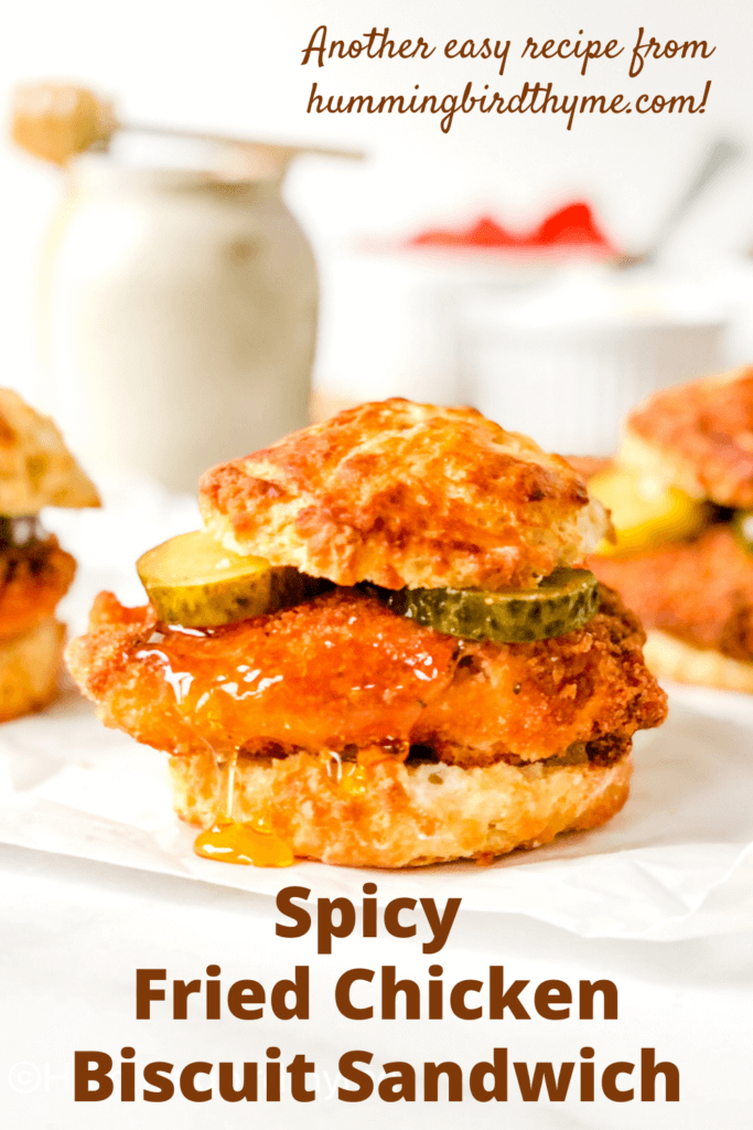 Easy Fried Chicken Sliders on the easiest buttermilk biscuits anywhere!