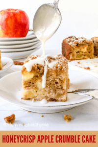 Pinterest Pin Honeycrisp Crumb Cake